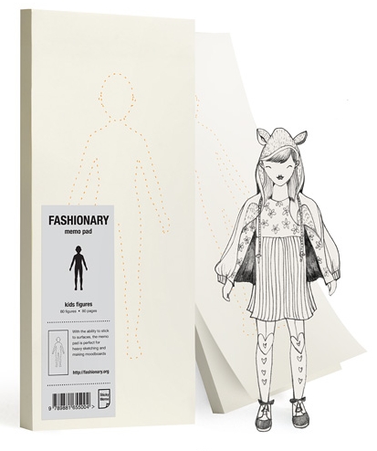 Fashionary Kids Figure Memo Pad